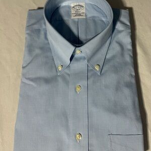 Men's Light Blue Dress Shirt Brooks Brothers NWT